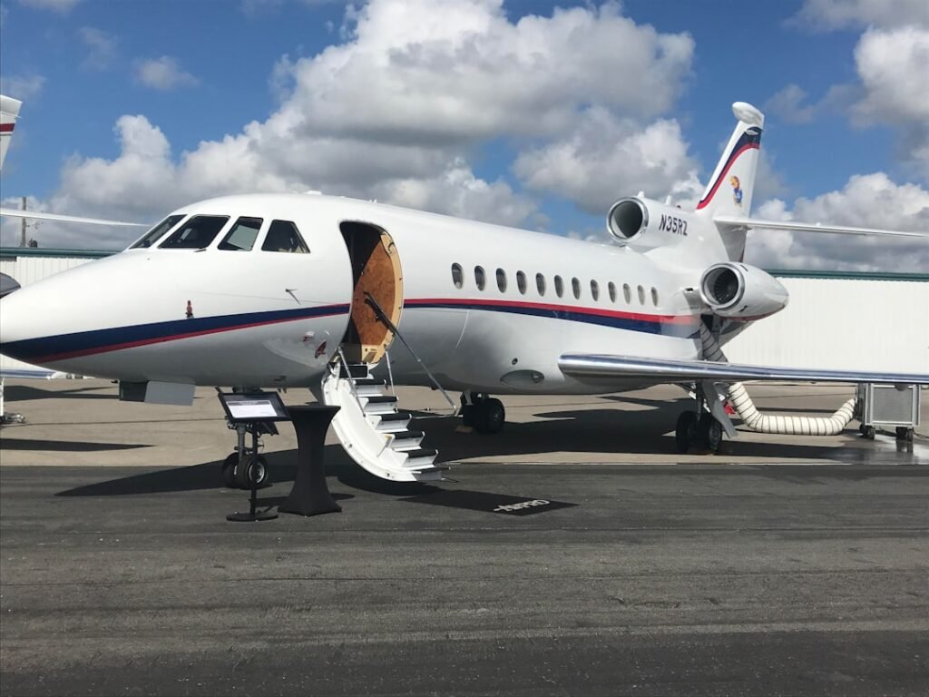 Super midsize private jet exterior